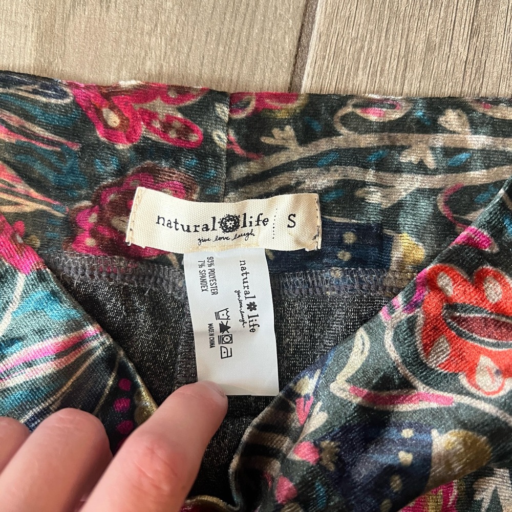NATURAL LIFE Multicolor Floral Boot Cut Pants - Picture 8 of 11